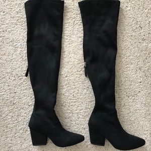 Like new Thigh high over the knee Black boots 6.5